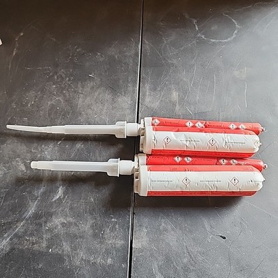 (2) Hilti Injectable Mortar Epoxy Hybrid adh HY 200-R - 11.1 Oz Cart
