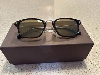 Clean Tom Ford FT1042 D 1042 52E Dark Havana Brown Lens Sunglasses 52mm As-Is