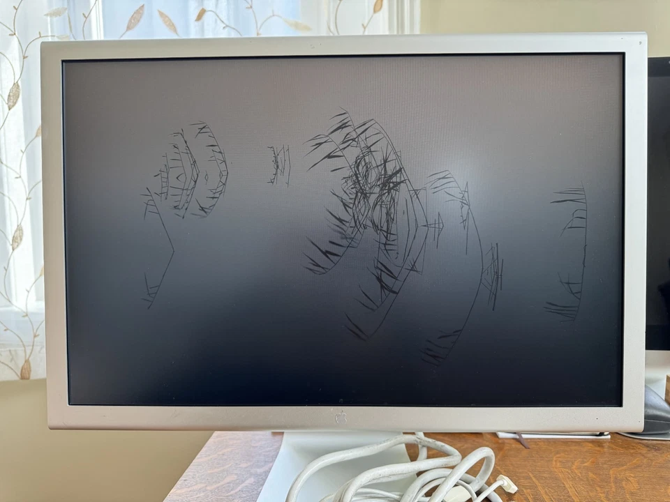 Apple 23" Cinema Display A1082 Classic Aluminium mit Netzteil & HDMI Anschluss