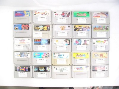 Super Famicom Japanese Game Bundle, 166 Games! (Valued Over $2500)