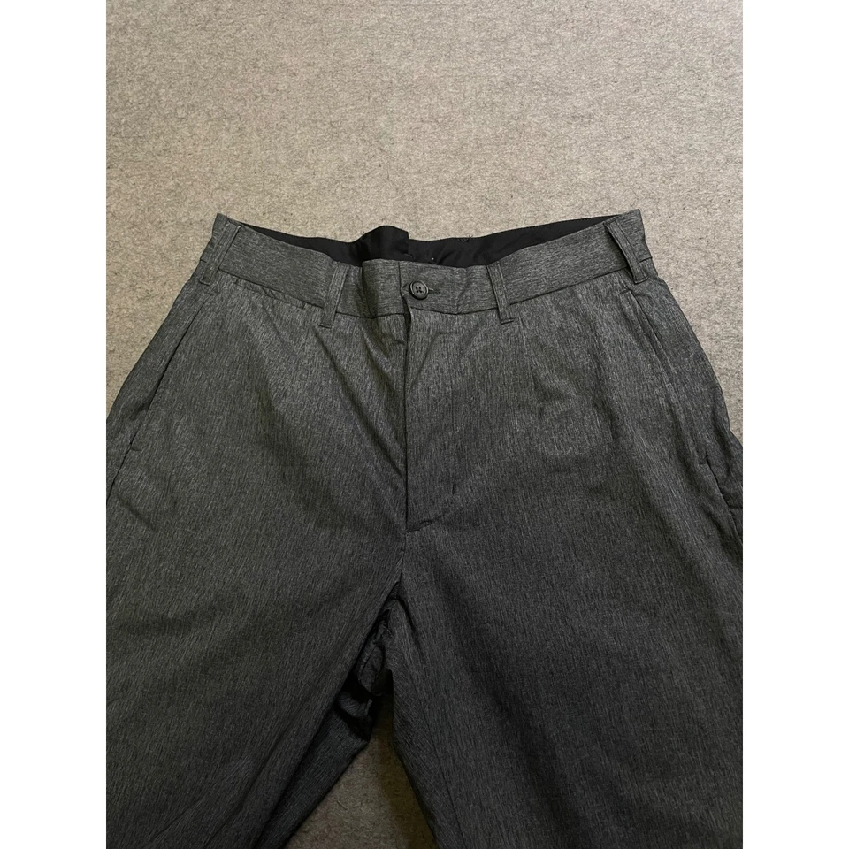 Engineered Garments Hombres Frente Plano Gris Carbón Poliéster Performance Pantalones 34 Foto 2 de 4