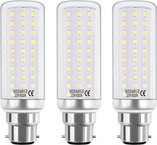 LED Corn Bulbs 22W, B22 Bayonet Cap LED Light Bulbs,6000K Daylight White, 2500L