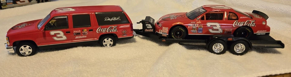 Remolque, remolque y auto Dale Earnhardt Coco-cola 1998 Surburban Foto 2 de 4