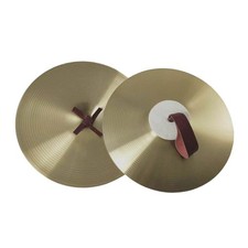 Professional 12-Inch Alloy Brass Crash Cymbals Pair - Durable Percussion