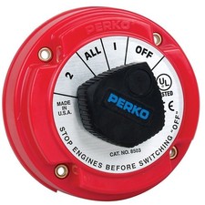 Perko 8503DP Med Duty Batt Selector Switch w/Alternator Fld Disconn w/o Key Lock