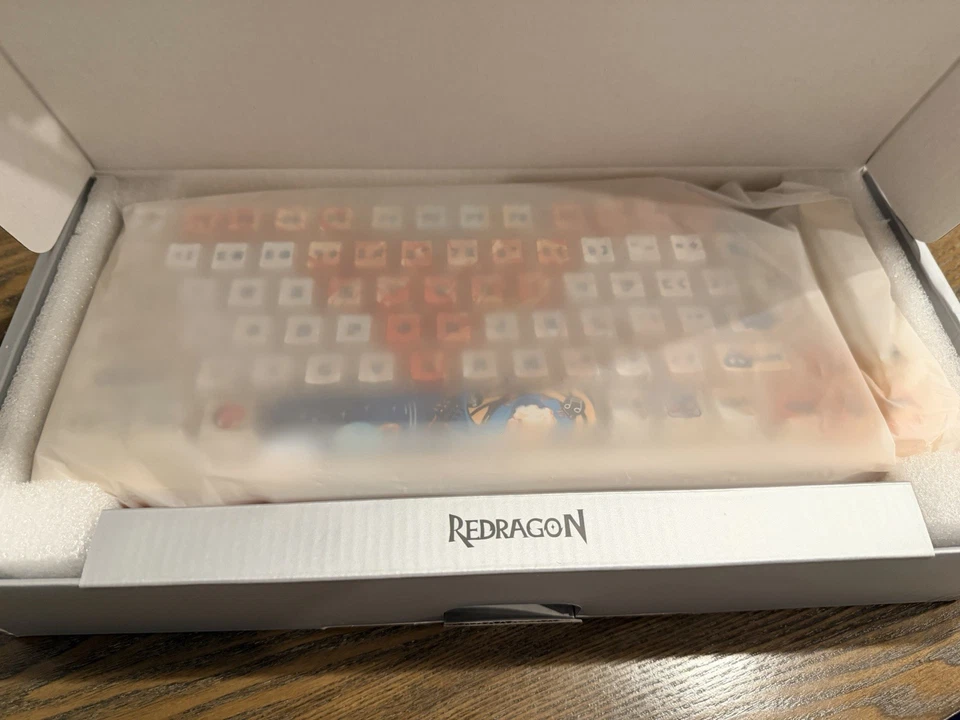 Redragon RDK708GF FIZZKACT Pro Art Mechanical Keyboard – Wireless/Wired – New - Image 2 of 4