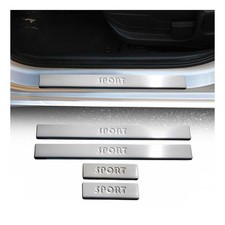 Einstiegsleisten Türschweller Sport für Ford Focus 1998-2004 Edelstahl Silber 4x