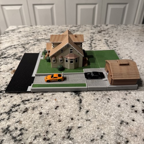Fast & Furious Toretto's House Diorama 3d Printed 1:64 Scale