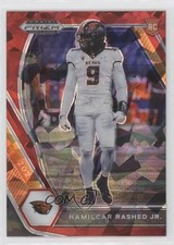2021 Panini Prizm Draft Picks Red Ice Prizm Hamilcar Rashed Jr #141 1md