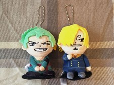 One Piece USJ Limited 2024 Mascot Plush Set Zoro Sanji
