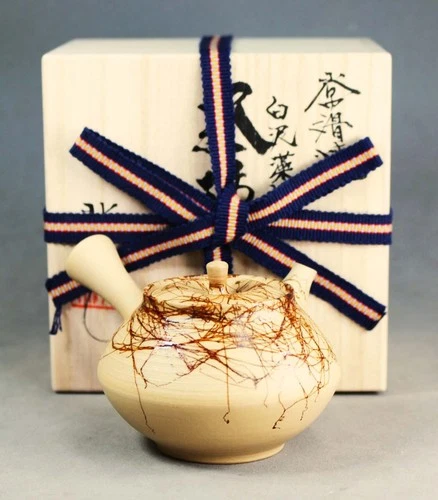 Hokujo Tokoname Mogake Teapot - Thumbnail 4