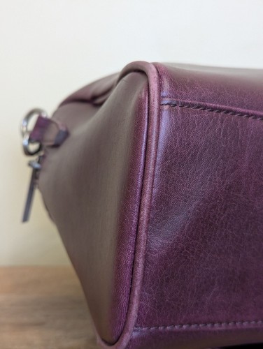 Bolso Bowler Matt & Nat Mitsuko Púrpura Cartera Vegano con Correa para el Hombro - Imagen 11 de 24