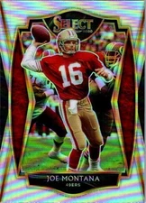 2020 Panini Select #118 Joe Montana Silver Prizm