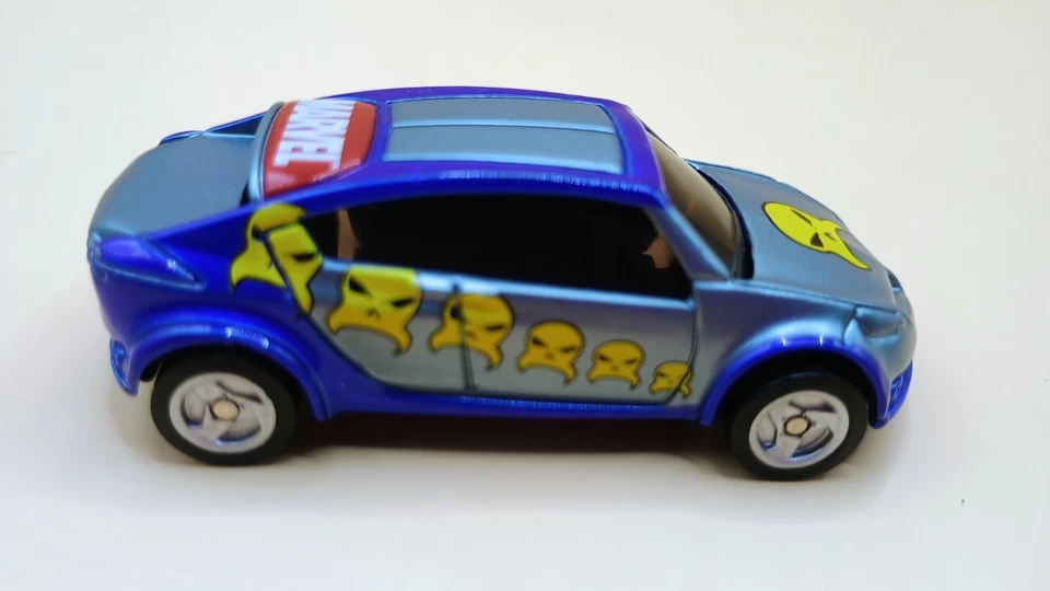 Pontiac Piranah 2003 Maisto Marvel 2000 concept car plateado y azul místico raro Foto 3 de 4