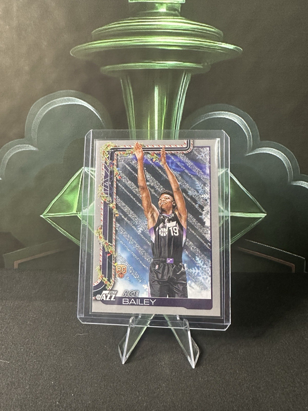 2025-26 Topps Holiday - Ace Bailey #H165 Holiday Silver Glitter (RC)