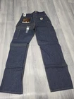 Vtg Carhartt B07 DNM Double Knee Logger Dungaree Fit Jeans Mens 32 X 34 - M2529