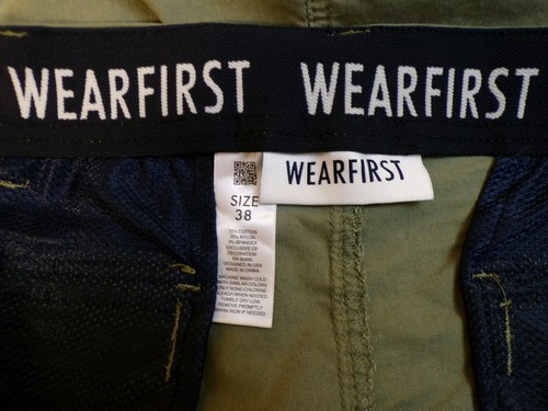 WEARFIRST Men's Cargo Shorts Lot of 2: Gray & Green- Size 38 - Picture 10 of 11