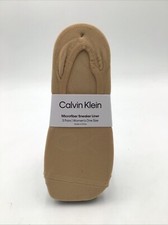 Calvin Klein Microfiber Sneaker Liner Socks 3 Pairs Women  s One Size 4-10