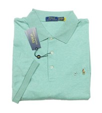 Polo Ralph Lauren Big  Tall Men's Green Interlock Classic Polo Shirt
