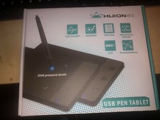 Huion H420 4 x 2.23 in Design Graphic Tablet kit w/ Digital Cordless Pen  Bag