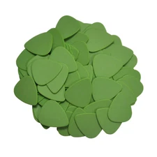Lots of 100pcs Medium 0.71mm Delrin Standard Guitar Picks Plectrums Green
