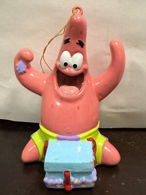 Vintage 2003 Viacom SpongeBob SquarePants Patrick Star Christmas Ornament