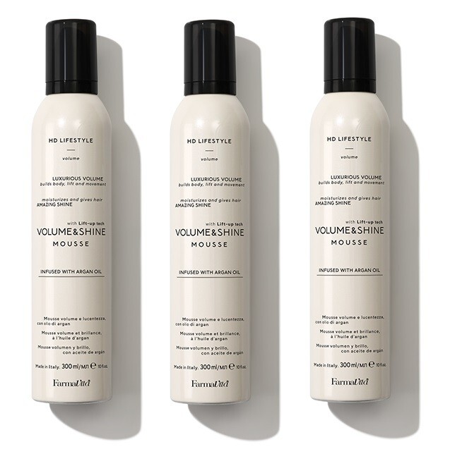 Farmavita HD Life Style Volume & Shine Mousse 3x300ml - Styling Perfetto