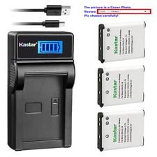 Kastar LCD Charger Battery for Nikon EN-EL19 Nikon Coolpix S3100 Coolpix S3200
