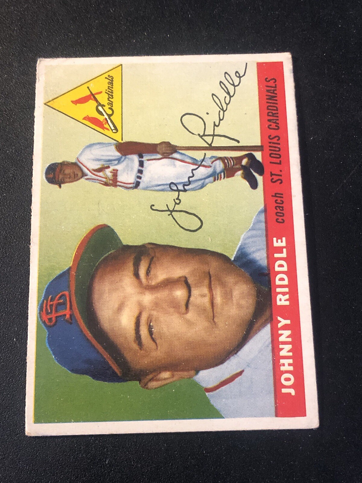 1955 Topps Johnny Riddle #98