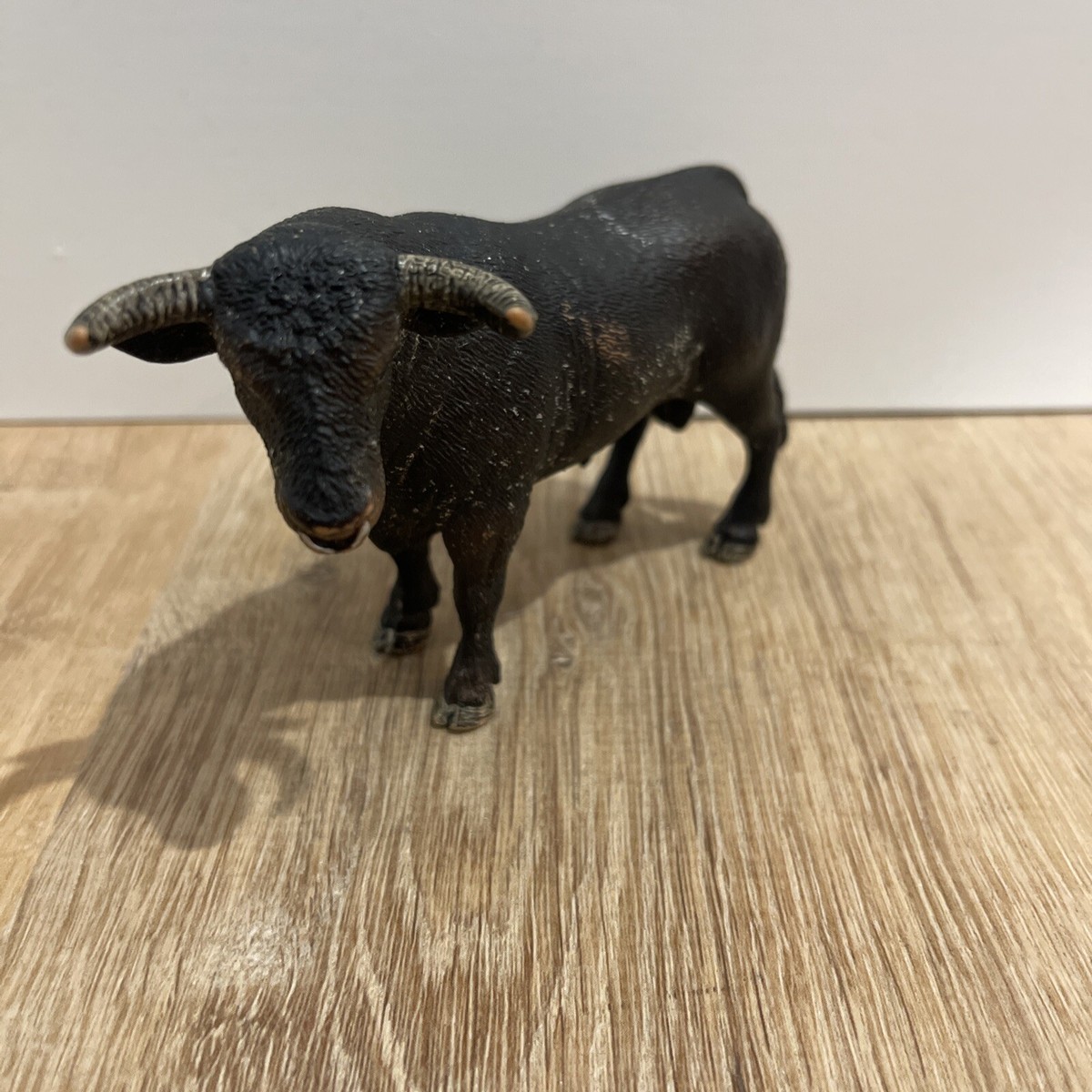 Schleich Black Bull w/Nose Ring Cow 2012 Retired Farm Animal