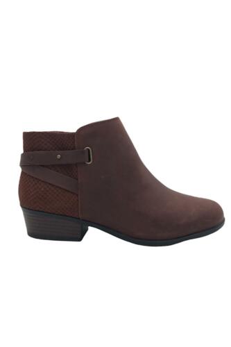 Clarks Collection Leather Booties w/ Buckles Addiy