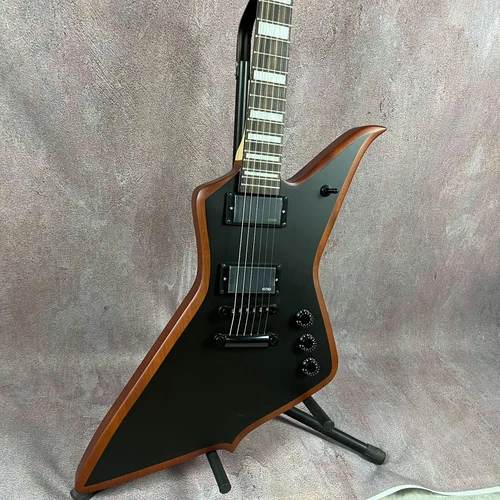 Electric Guitar with 2 Pickups Solid Body Rosewood Fingerboard Handwork 6 Stings
