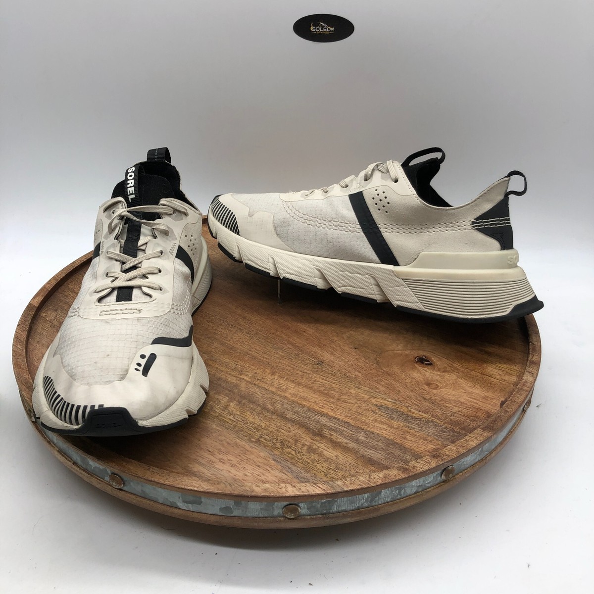 Sorel Kinetic Rush Ripstop NM4242-011 Off White Athletic Sneaker