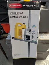 Rubbermaid FastTrack Garage 31.5 in. W x 9.5 in. D Large Metal Shelf 1938438 NEW