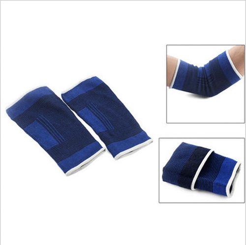 2 ELBOW Sleeve Brace Wrap Support Tennis Elastic Compression Sports Pain Relief - Picture 3 of 12