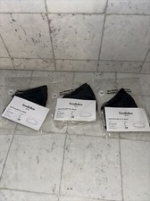 Lot of 3 Goodfellow S/M Pack of 2 Each Fabric Face Covers Navy Blue  Black NEW 