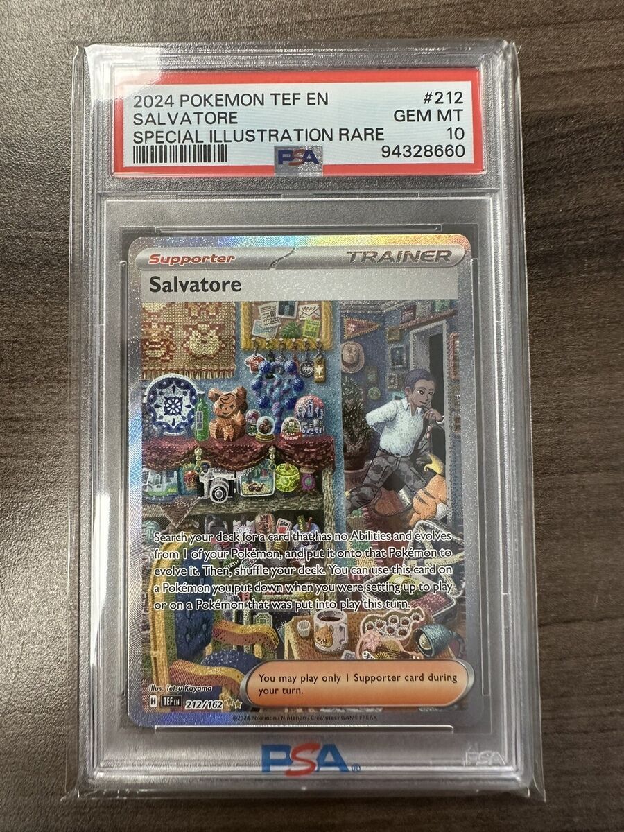 PSA 10 Salvatore 212/164 Pokémon Temporal Forces 2024 | eBay PSA 10 Salvatore 212/164 Pokémon Temporal Forces 2024 | eBay
