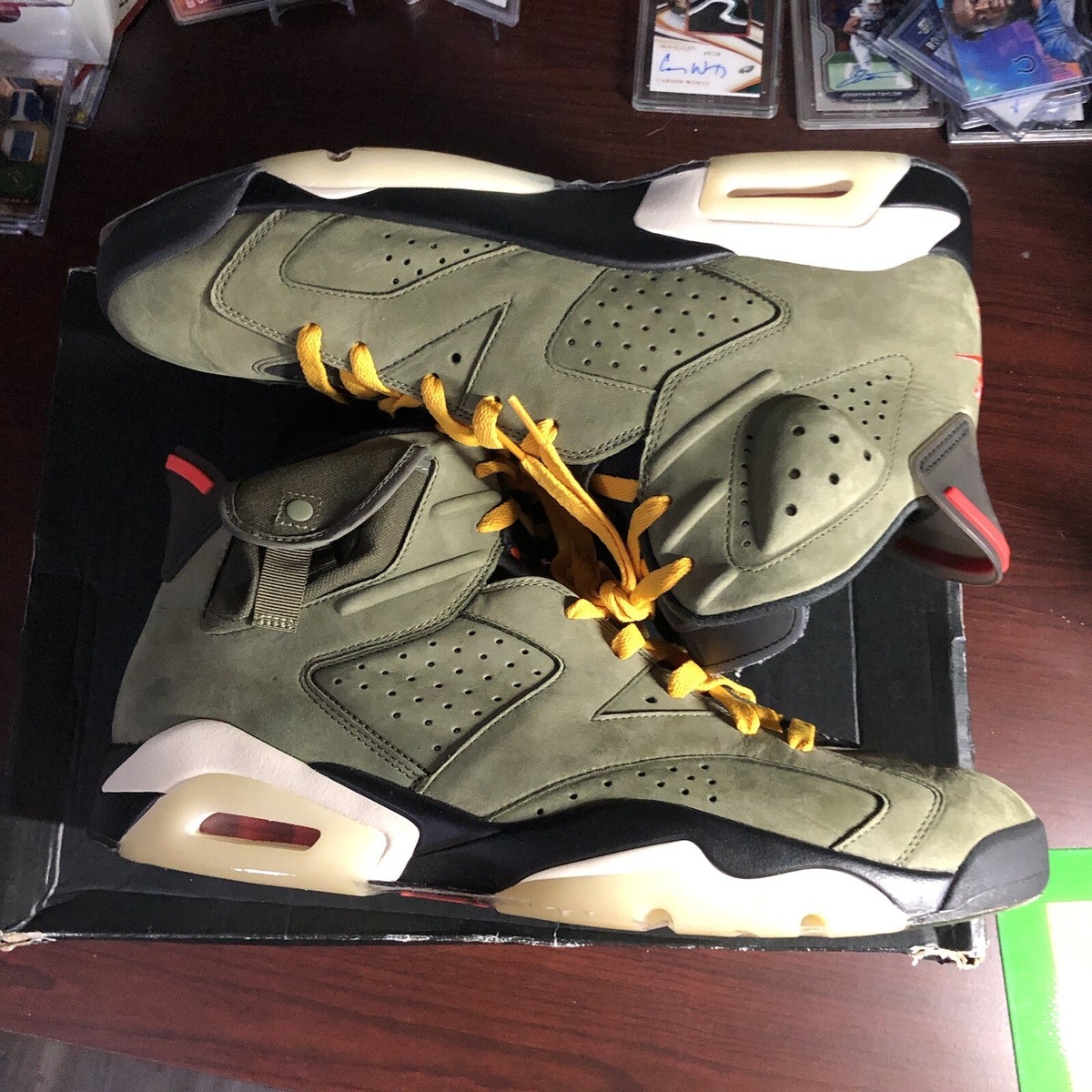 PROMO SAMPLE Nike Air Jordan 6 Retro Travis Scott Olive 2019