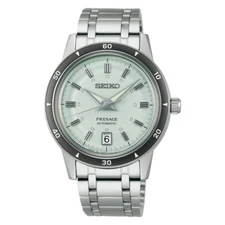 Seiko Presage 60's Style Stainless Steel 39.5 MM Automatic Watch SRPL71J1