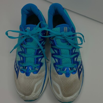 Saucony Womens Triumph Iso Running Shoes Blue Lace Up Sneakers S10413-5  11