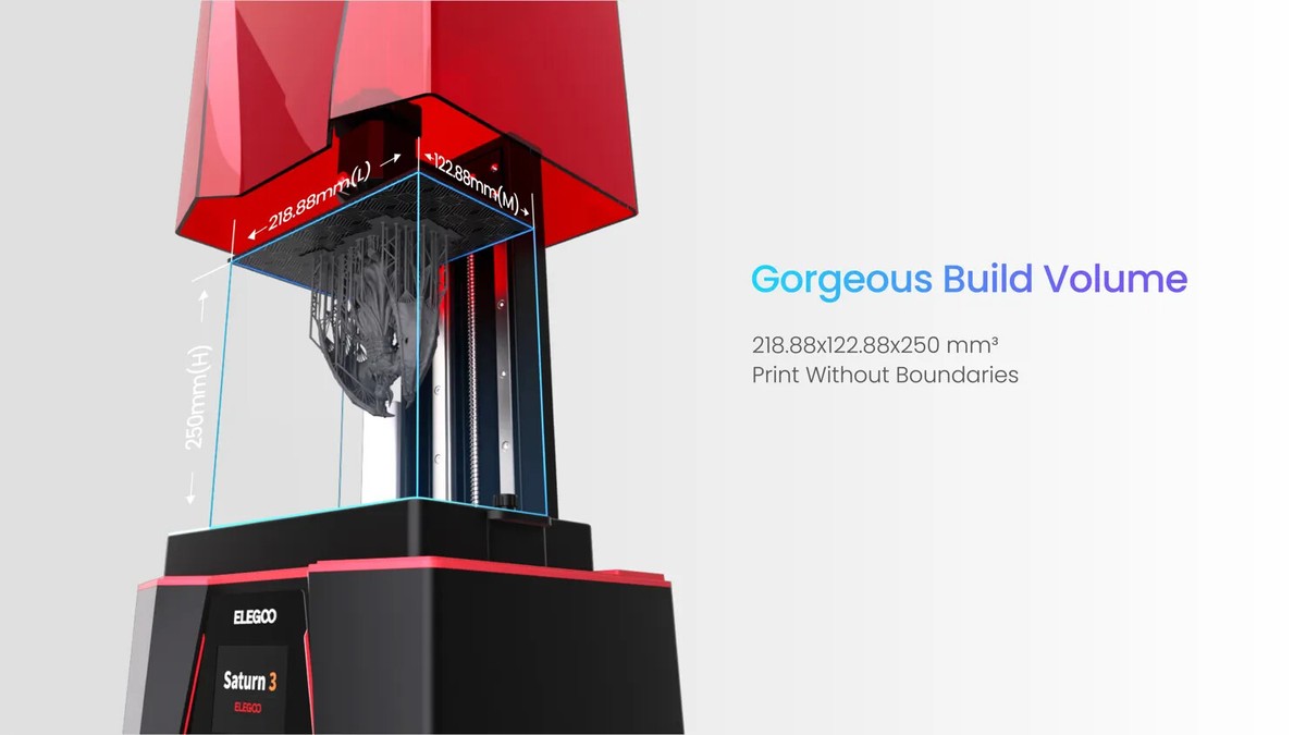 Elegoo Saturn 3 (ULTRA) Flagship 12K Resolution Resin Printer 