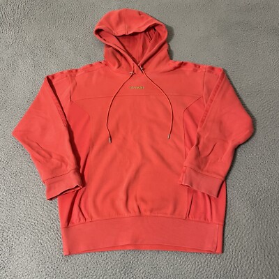 Adidas Hoodie Womens XS Extra Small Orange Ivy Park Beyonce Pullover Spell Out