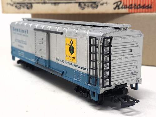 RR Rivarossi H0 / C Box/4 - Carro Merci Chiuso Tipo Metal Box Baltimore & Ohio - Picture 6 of 14