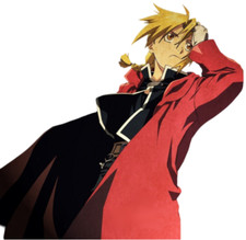 Edward Full Metal Alchemist Weatherproof Anime Sticker 6" Car Decal