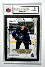 2023-24 O-Pee-Chee #561 Bobby McMann RC | KSA GRADED GEM MINT 10 | Maple Leafs