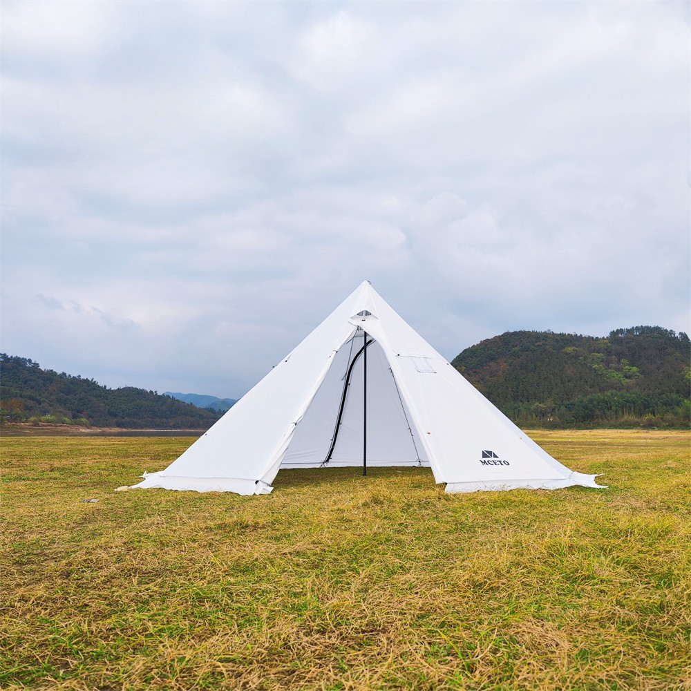 6~8Persons Lightweight Tipi Hot Tents with Stove Jack Standing Room Teepee  Tent | eBay