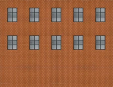 Background Building Kit for O Scale Model Train Layout - Make custom backgrounds