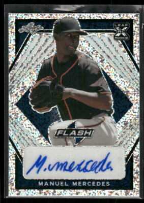 #BA-MM1 Manuel Mercedes 2021 Leaf Flash #/99 Navy