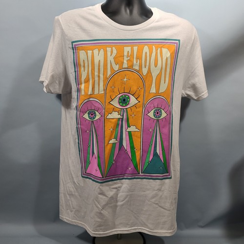 Pink Floyd Graphic T-Shirt White Men's Size Small New - 第 1/3 張圖片