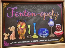 New Fenton Art Glass Fenton-opoly Game Fun Educational  CC Hardman Graphics